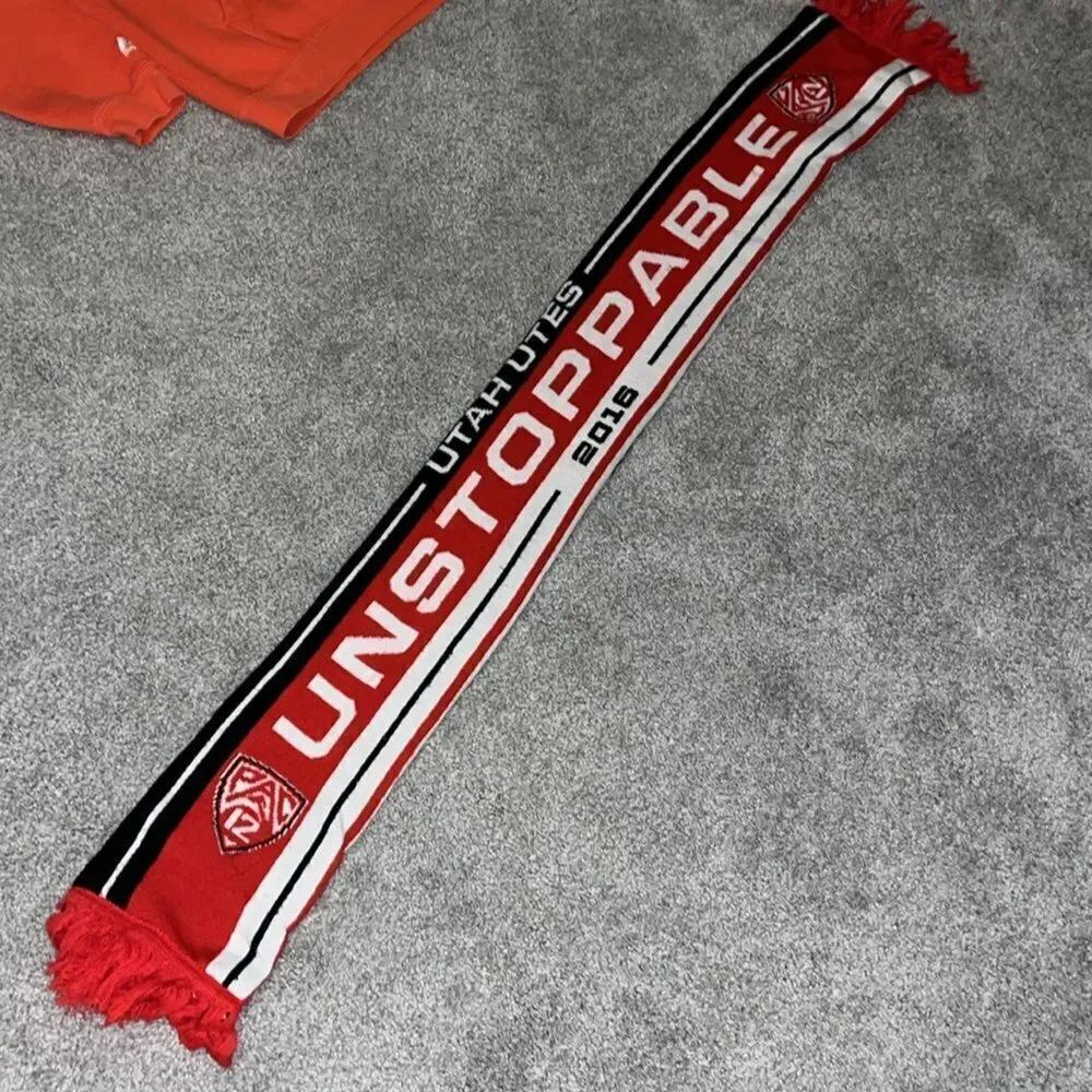 University of Utah utes team issue 2016 soccer scarf supporter version Pac12